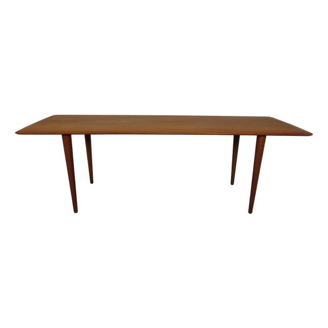 Teak Coffee Table by Peter Hvidt & Orla Mølgaard-Nielsen for Cado, Denmark, 1960s For Sale