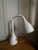 Late 20th Century Postmodern White Gooseneck Desk Lamp by Michael Graves For Sale In Seattle - Image 6 of 12