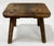 Late 20th Century Handmade Primitive Style Wooden Stool For Sale - Image 5 of 7