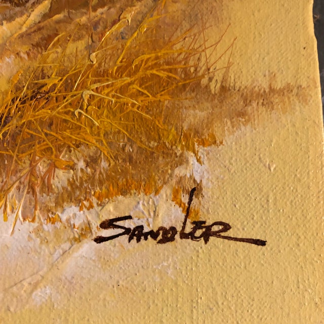 Original painting on stretched canvas 12 x 16 signed bottom right Unframed