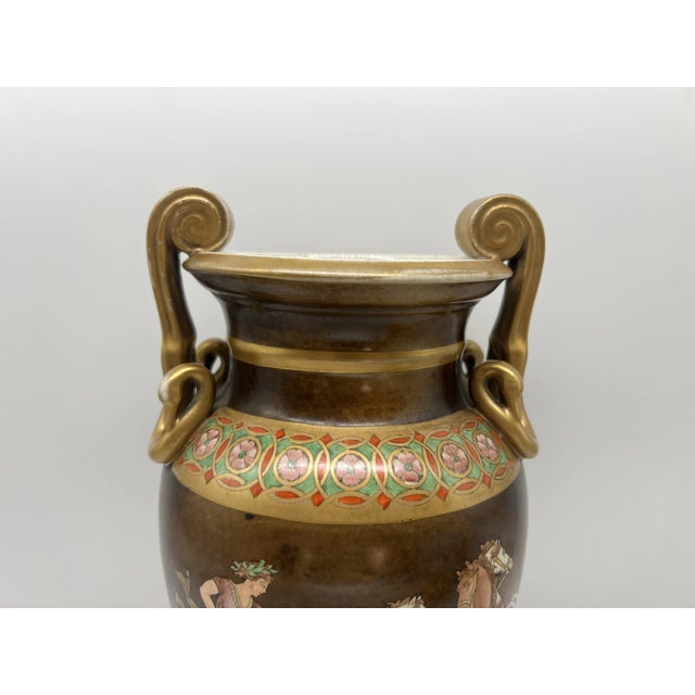 19th Century, Grand Tour Roman Revival Amphora Style Vase After Thomas Hope For Sale - Image 4 of 10