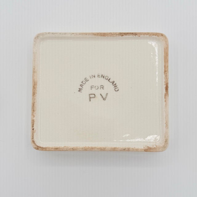 Mid 20th Century Vintage English Peasant Village Equestrian Horse & Carriage Trinket Box For Sale - Image 5 of 8