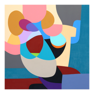 Libra - Abstract Colorful Geometric Shapes Original Artwork by Federico Pinto Schmid