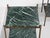 Antique Brass and Green Marble Etagere Side Tables, 1950, Set of 2 For Sale - Image 4 of 12