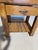 Butcher Block Table With Drawer Built With Antique Wood From England For Sale - Image 15 of 18
