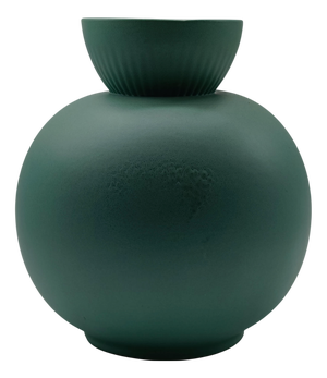 Vintage Green Ceramic Vase by Giovanni Gariboldi for Richard Ginori, 1950s