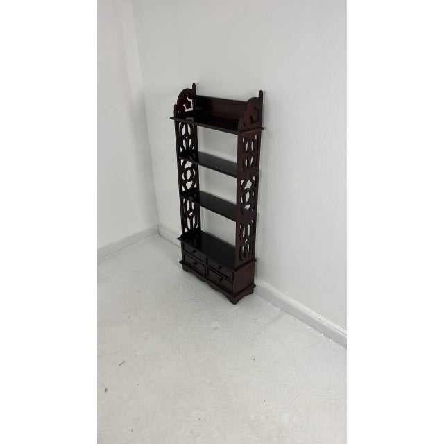 Small English bookcase with drawers, 1960s A delightful piece of furniture, ideal for filling a small, unadorned space....