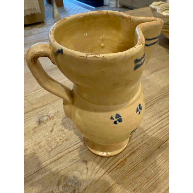 Ceramic 1940s Handmade Ceramic Jug From Puglia, Italy For Sale - Image 7 of 12