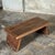 Small Low Bench in Antique Indonesian Teak, 1980s For Sale - Image 15 of 18