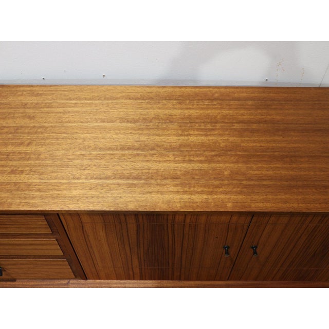 1960s 1960s Mid Century Modern VintageTeak Sideboard Credenza by Nathan For Sale - Image 5 of 15