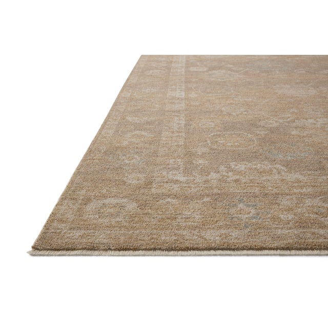 Traditional Chris Loves Julia x Loloi Louisa Taupe / Gold 3'-6" x 5'-6" Accent Rug For Sale - Image 3 of 6