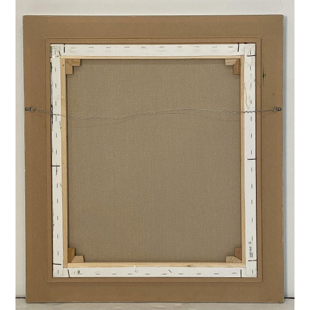 Contemporary British Framed Oil Painting on Canvas (Lilies in a Jug) For Sale - Image 13 of 13