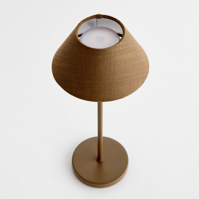 Contemporary Alluna Cordless Led Lamp 14" - Brown For Sale - Image 3 of 8