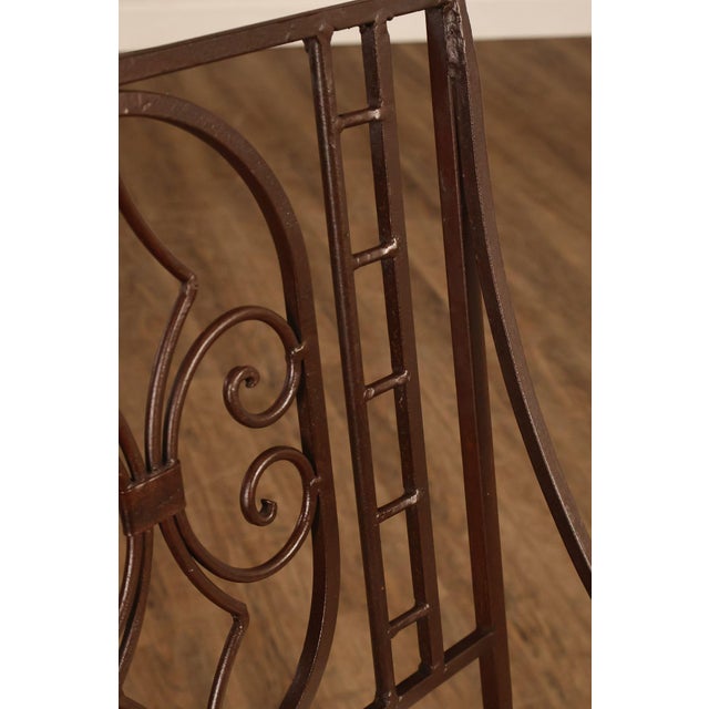 French Art Deco Style Set of Four Counter Stools For Sale - Image 10 of 18