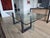 Contemporary David Lange Glass Dining Room Table For Sale - Image 3 of 8