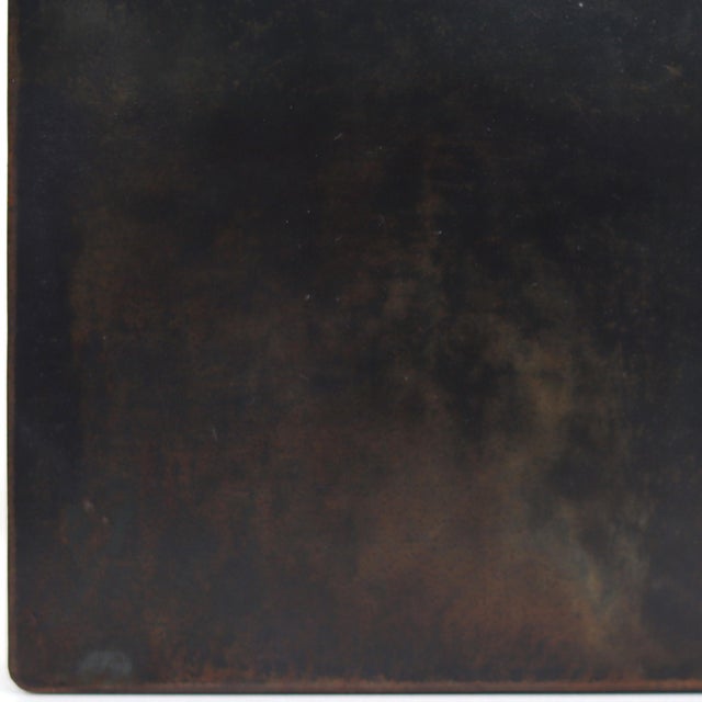Black Guardian of Innocence 6/25 - Limited Edition Bronze and Iron Figurative Sculpture For Sale - Image 8 of 10