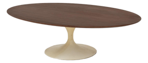 Eero Saarinen for Knoll Walnut Tulip Coffee Table