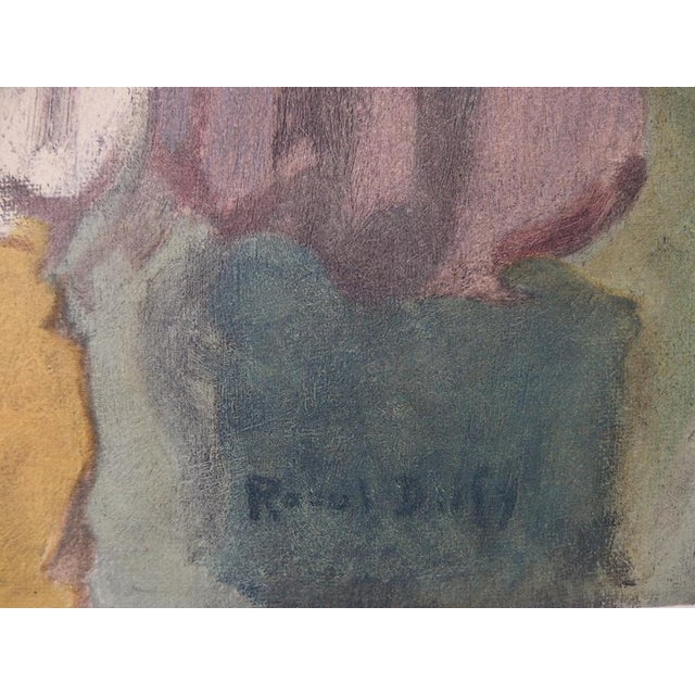 Raoul Dufy, Dock in Rouen, Lithograph For Sale - Image 4 of 5