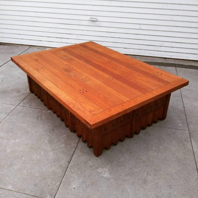Mid Century Mission Oak Coffee Table Chairish