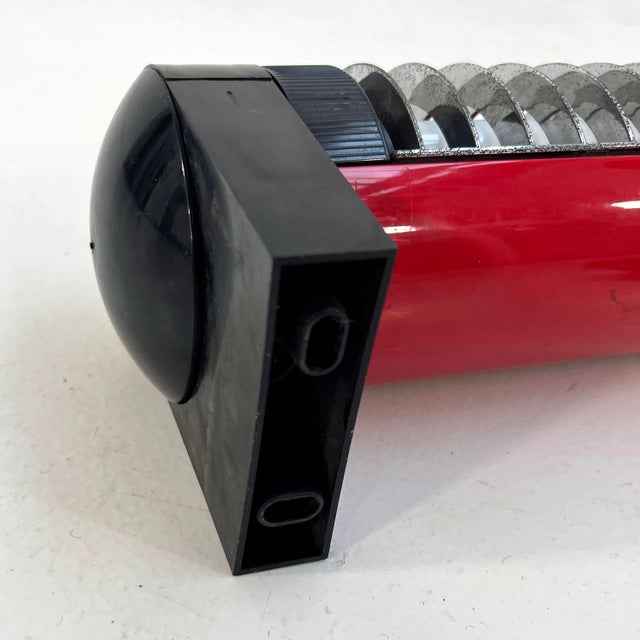 Metal Red Neon Wall Lamp from Disano, 1980s For Sale - Image 7 of 10