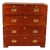 19th Century Naval Chest of Drawers in Light Mahogany For Sale