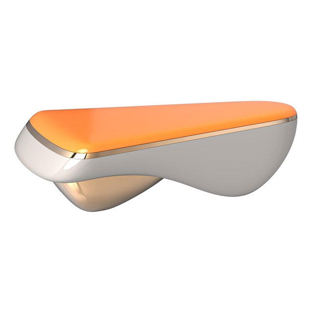 "Blanc Paris" Coffee Table With Bronze, Stainless Steel, Handcrafted Bizimyer Furniture. Unmatched. Unrivalled. Designed...