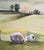 Leftbank Large Pastoral Sheep Landscape Prints Art Framed Pair – Set of 2 Modern Farmhouse Wall Art For Sale - Image 9 of 11