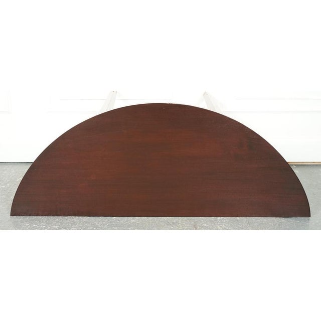 George III Demi Lune Hall Side End Table, 1800s For Sale - Image 10 of 15