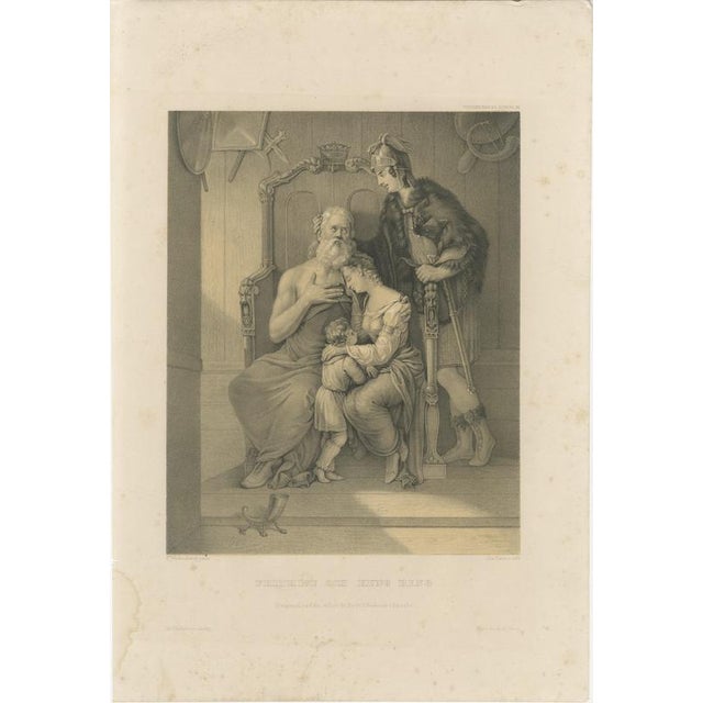 After Pehr Wickenberg, Frithiof and King Ring, 1850, Lithograph For Sale - Image 10 of 10