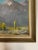 Mid-Century Modern Vintage Mountain Landscape Painting, Framed For Sale - Image 3 of 8