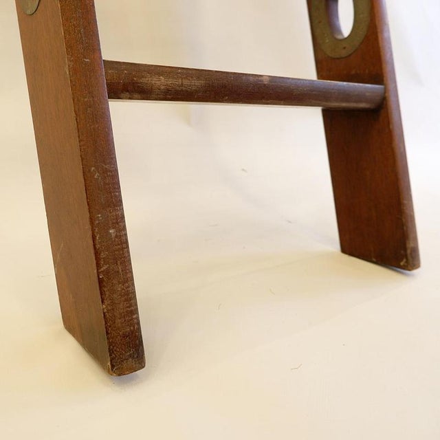 Vintage Wooden Ship Boat Ladder For Sale - Image 5 of 9