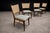 Set of Eight Brazilian Modern Dining Chairs in Caviúna, Cane & Sage Chenille, 1960s For Sale - Image 10 of 15
