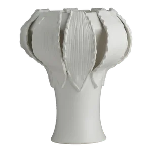 Catalina Garlic Vase, Matte White