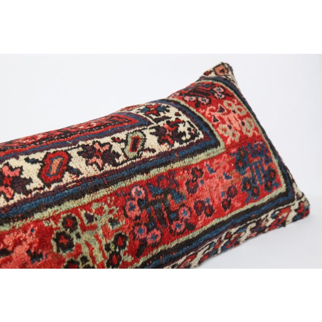 Antique Tribal Handmade Decorative Rug Pillow Cover -16'' X 48'' For Sale - Image 9 of 13