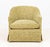 Late 20th Century Modern Green Upholstered Tub Chair & Ottoman For Sale - Image 5 of 9