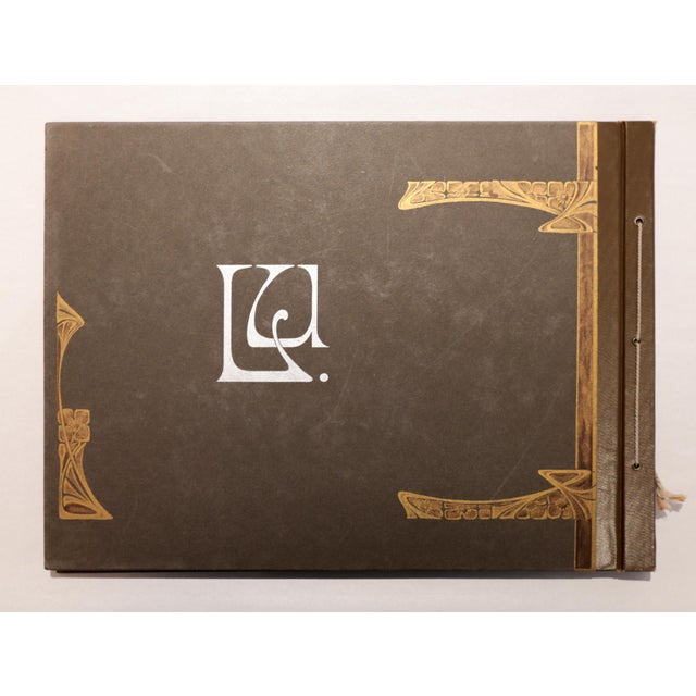 1905 French Art Nouveau Album of Biscuit Lu Collectible Postcards (Aviators) For Sale - Image 6 of 6