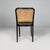 1980s Czechoslovak Modern Straw and Black Wood Chairs 811 by Joseph Hoffmann for Drevounia, 1980s, Set of 6 For Sale - Image 5 of 15
