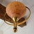 Metal 1960s Pair of Amber, Mid Century Modern Glass Chandeliers For Sale - Image 7 of 11