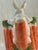 Vintage Majolica Style Ceramic Bunny Rabbit and Carrots Pitcher For Sale - Image 9 of 12