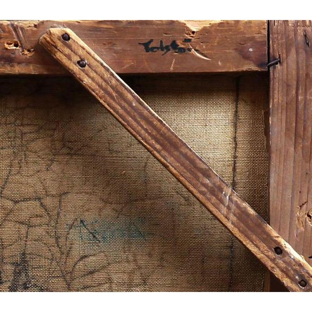 Portrait of Lev Tolstoy, 19th C Oil on Canvas For Sale In Los Angeles - Image 6 of 7