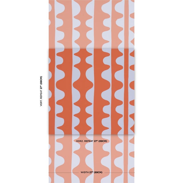 Hadiya Williams used markers to draw the original artwork for Drift, an evocative undulating pattern with a unique stripe...