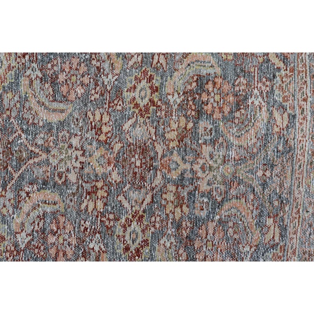 Antique Persian Malayer Rug With Floral Motifs and Rich Color Palette 2'3"x3'7" For Sale - Image 9 of 9