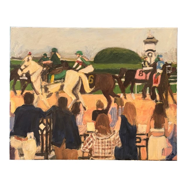 “Keeneland” an Original Painting by Michelle Heimann . For Sale