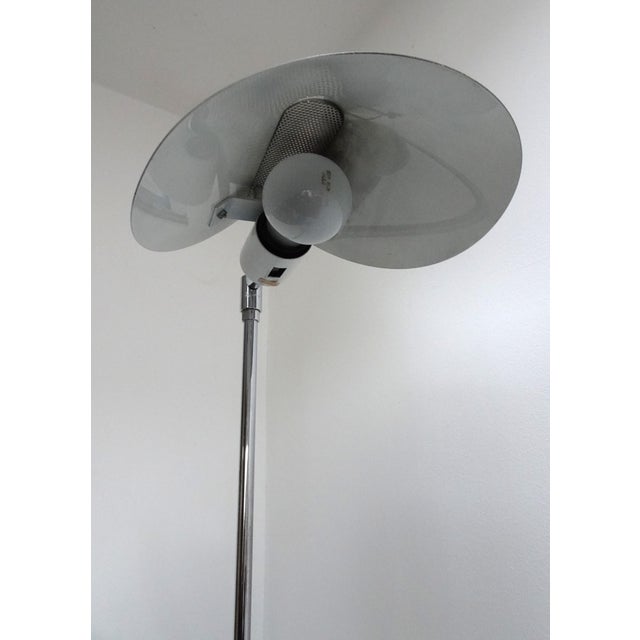 Adjustable Chrome-Plated Floor Lamp from Aneta, Sweden, 1970s, in Very Good conditions. Designed 1970 to 1979 This piece...