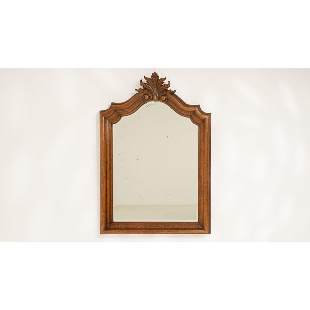 19th Century France Tan Wood Mirror For Sale In Greensboro - Image 6 of 9