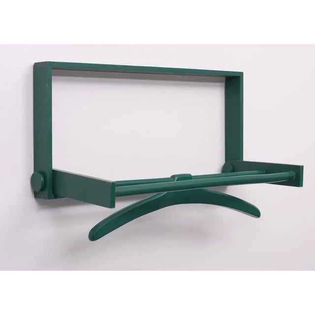 1960s Scandinavian Folding Out Wall Valet, 1960s For Sale - Image 5 of 8