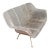 Mid 20th Century Russell Woodard Iron Sculptura Settee Sofa, Attributed For Sale