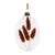 2020s Burgandy Dried Floral Glass Ornament (Set of 12) For Sale - Image 5 of 8