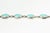 Late 20th Century Mexican Turquoise Sterling Silver Link Bracelet For Sale - Image 9 of 14