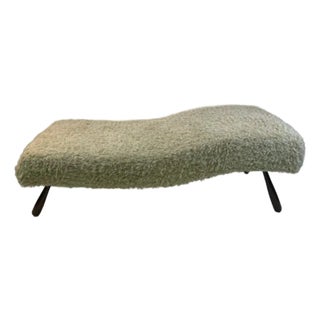 Modern Jean Royere Style Chaise Lounge For Sale